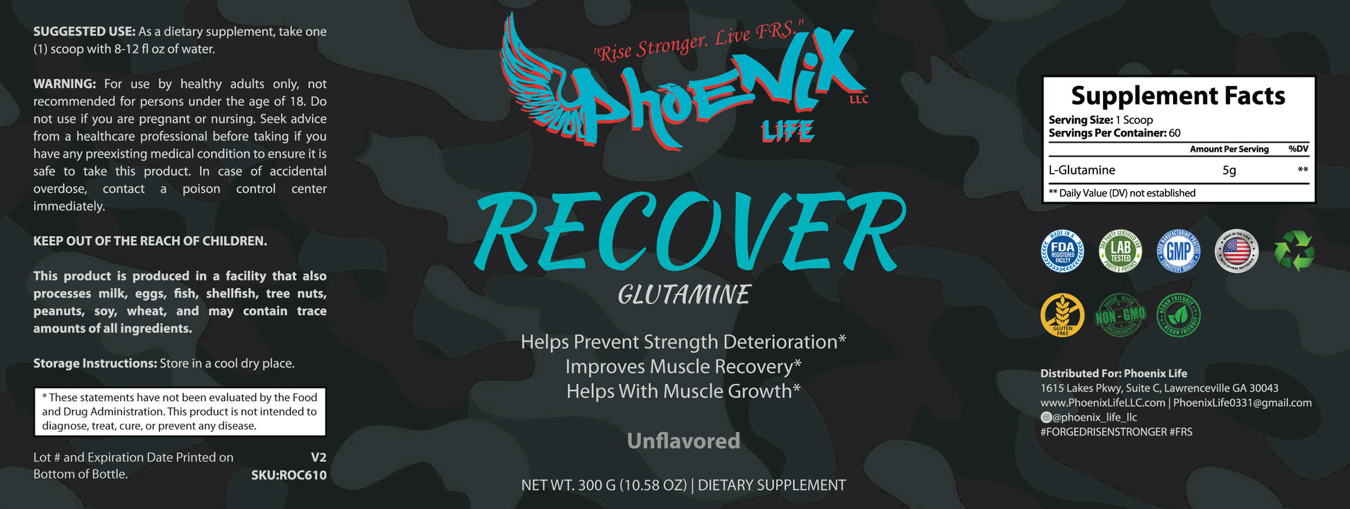 Glutamine (Unflavored)